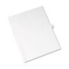 Picture of Preprinted Legal Exhibit Side Tab Index Dividers, Avery Style, 10-Tab, 63, 11 x 8.5, White, 25/Pack, (1063)