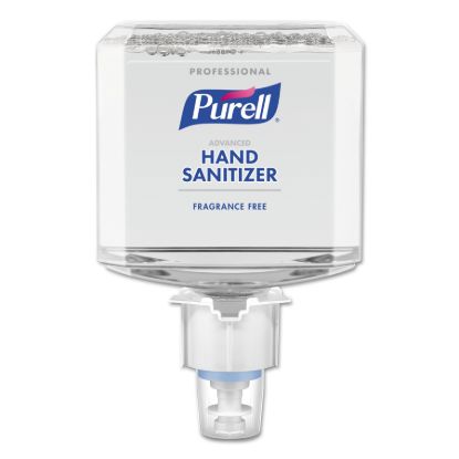 Picture of Professional Advanced Foam Hand Sanitizer, 1200 mL, Fragrance Free, ES6 Dispenser, 2/Carton