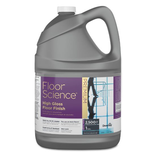 Picture of Floor Science Premium High Gloss Floor Finish, Clear Scent, 1 gal Container