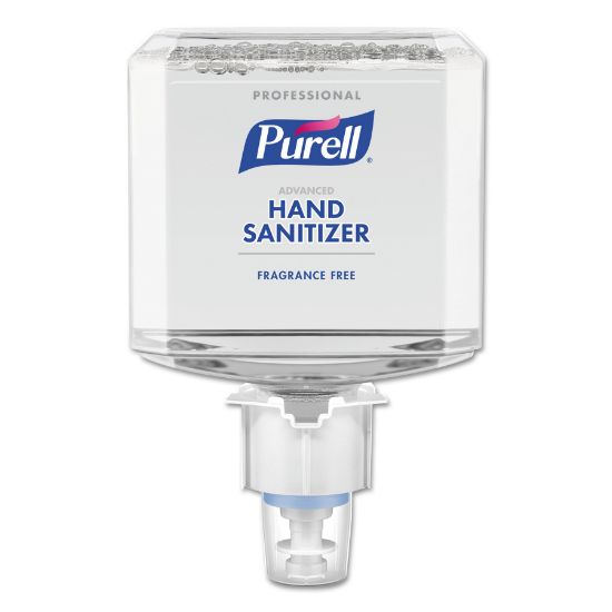 Picture of Professional Advanced Foam Hand Sanitizer, 1200 mL, Fragrance Free, ES6 Dispenser, 2/Carton