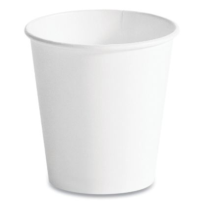 Picture of Single Wall Hot Cups, 10 oz, White, 1,000/Carton