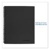 Picture of Wirebound Notebook Plus Pack, Wide/Legal Rule, Black, 9.5 x 7.25, 80 Sheets, 3/Pack