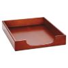 Picture of Wood Tones Desk Tray, 1 Section, Letter Size Files, 8.5" x 11", Mahogany