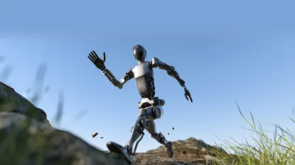 Picture of PUDU D9 The First Full-sized Bipedal Humanoid Robot by Pudu Robotics